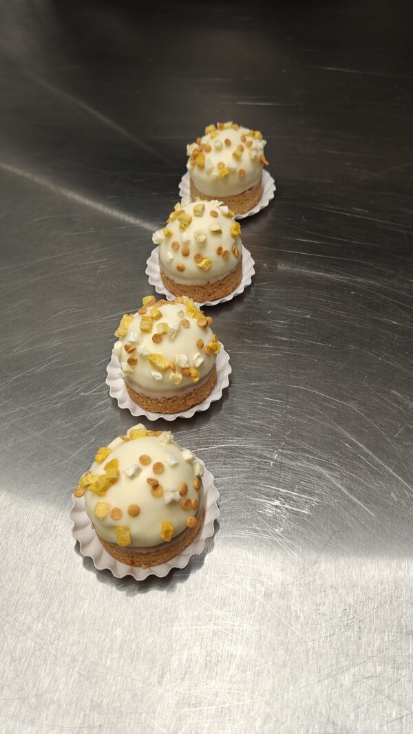 Petit four tropische vruchten 4 stuks