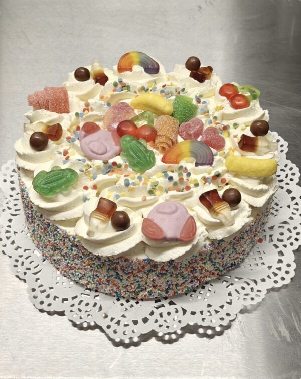 Kinder slagroomtaart